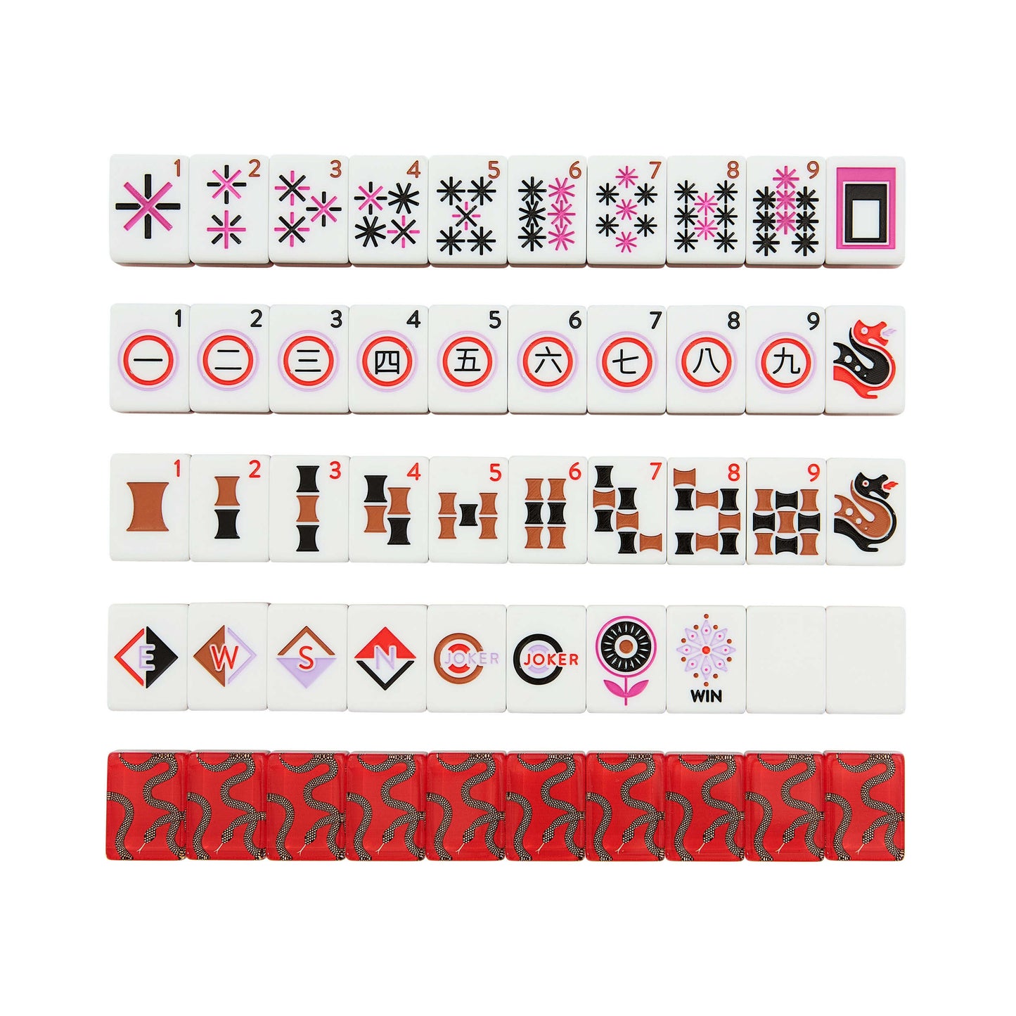 Eden Mahjong Set - pieces