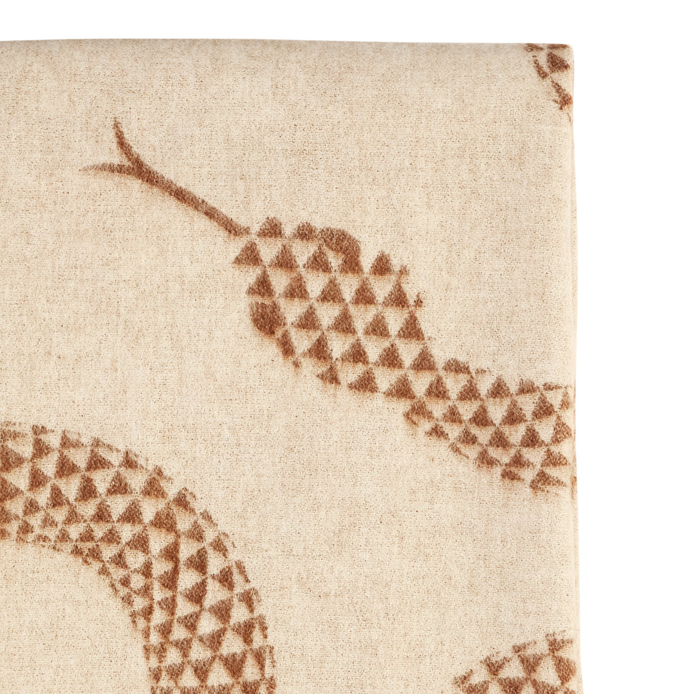 Eden Merino Wool Throw - details view