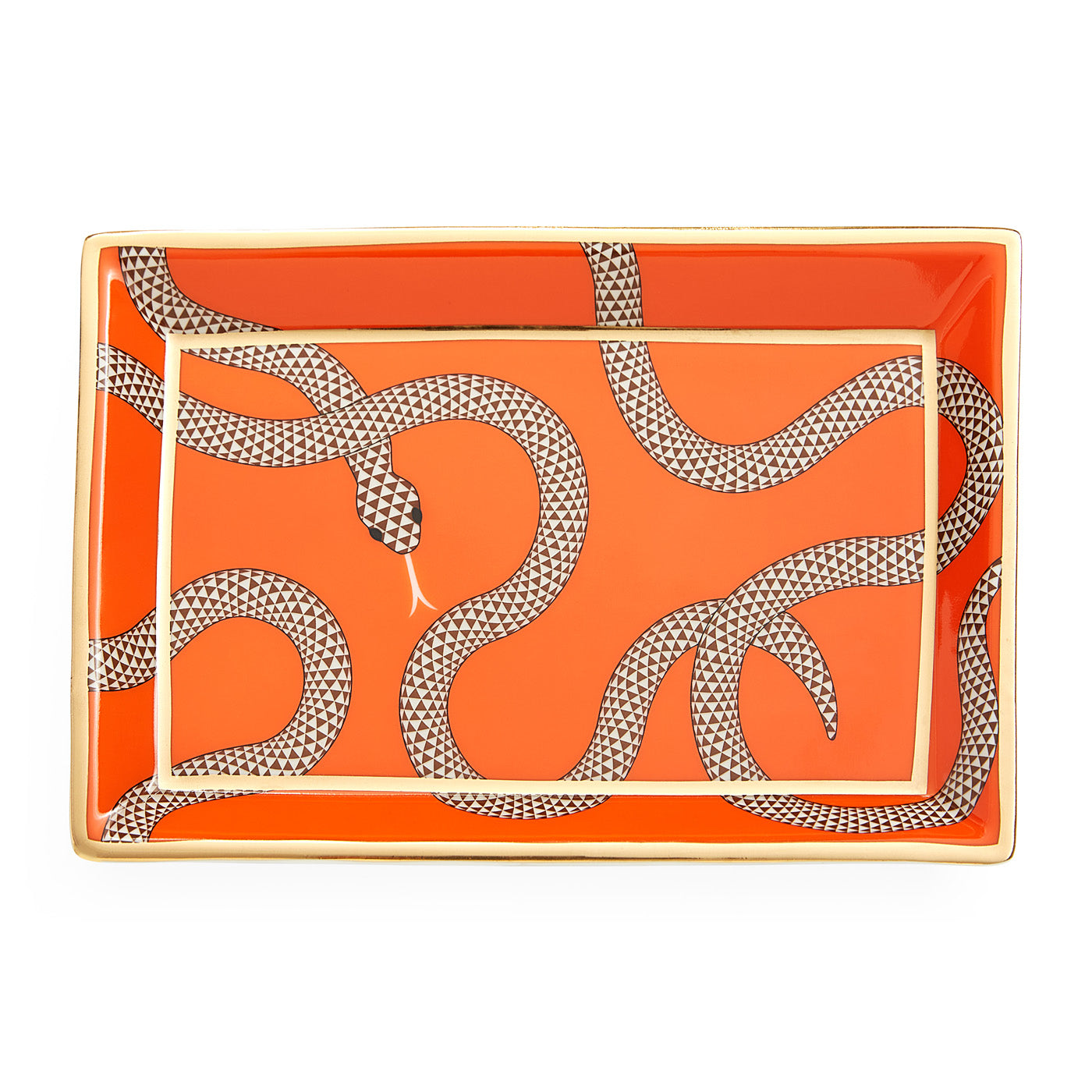 Eden Rectangular Tray in Porcelain | Jonathan Adler