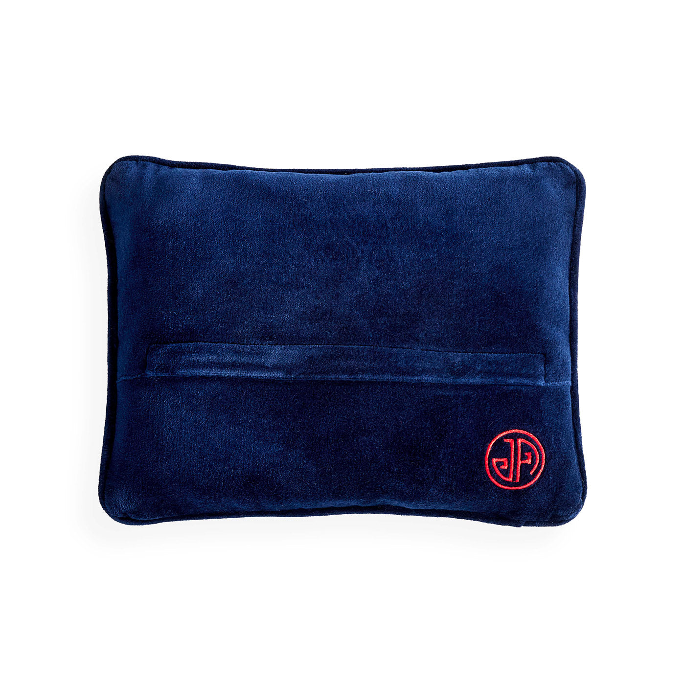 Enfant Terrible Needlepoint Pillow - back view