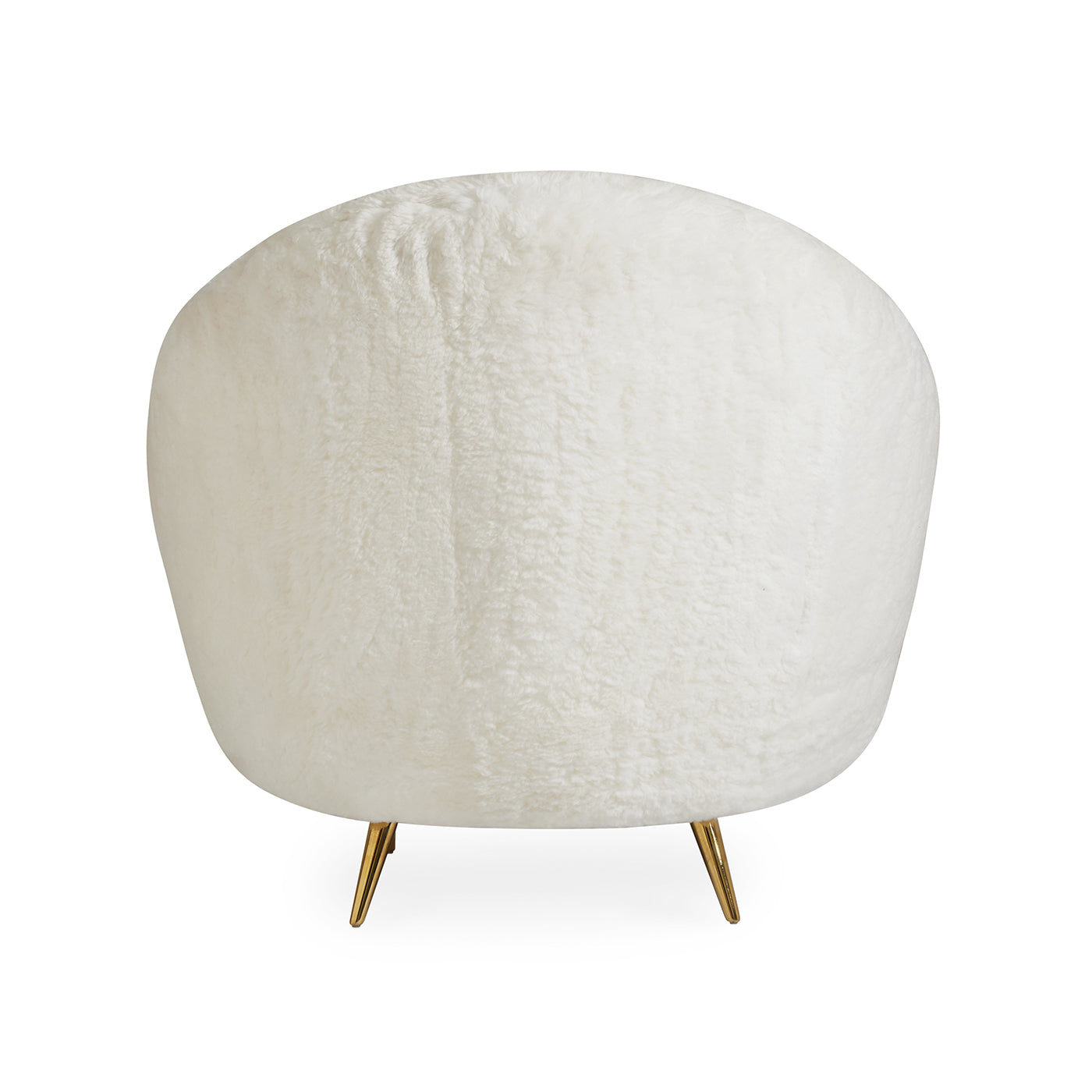 ether chair shearling lampert sofa verona blush alphaville cocktail table living room - styled view