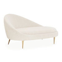 ether chaise right arm facing olympus oatmeal boucle - side view