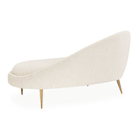 ether chaise right arm facing olympus oatmeal boucle - detail view