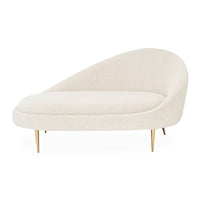 ether chaise right arm facing olympus oatmeal bouce - front view