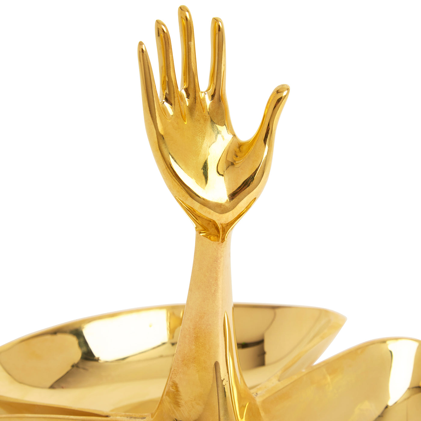 eve bon bon dish brass - detail view