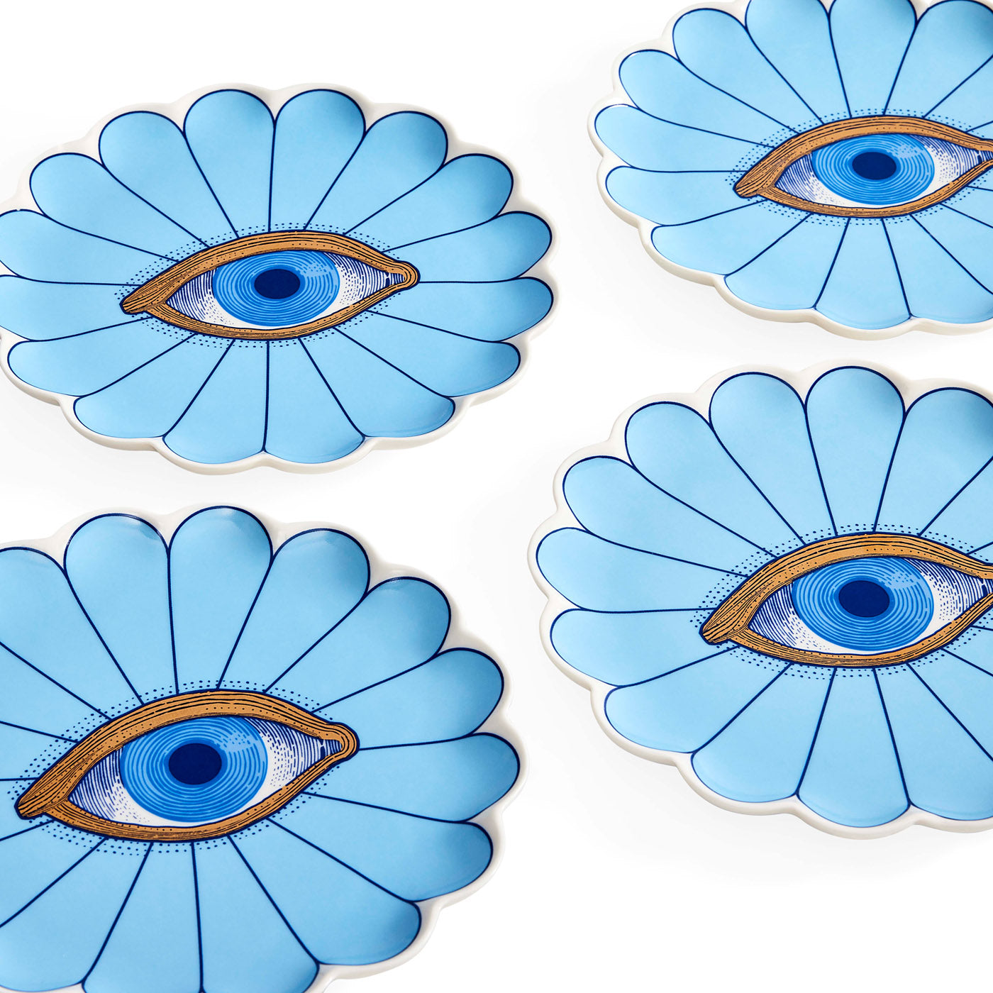 Fleur Canapé Plate Set - details view