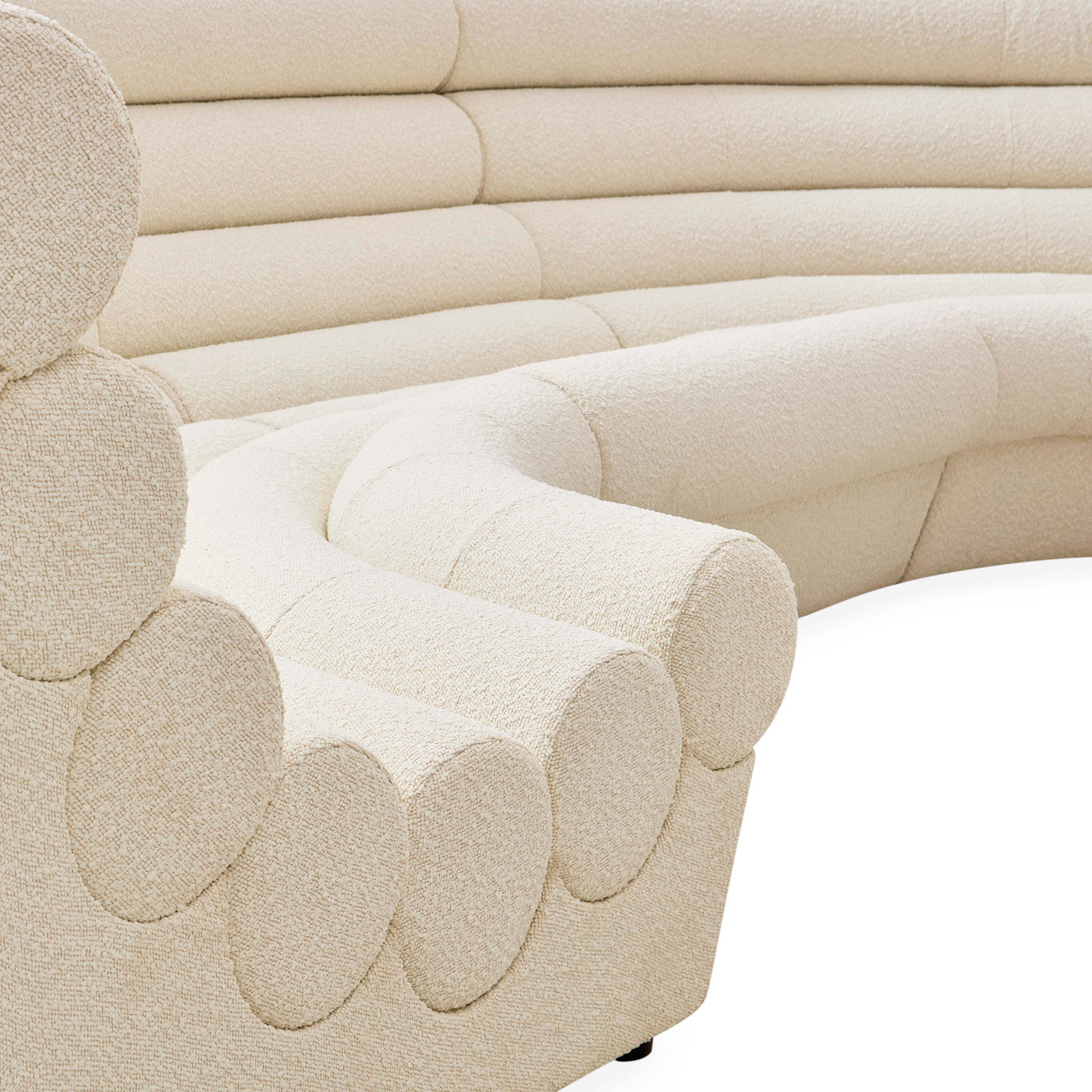 Futura Three-Piece U-Shape Sectional - details view