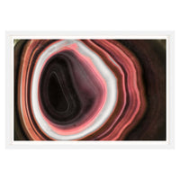 geodes 8 print pink - front view