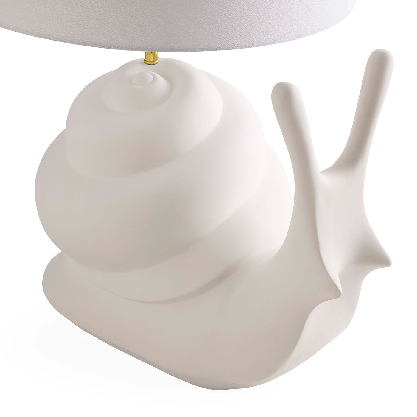 Giant Snail Table Lamp - bottom details view
