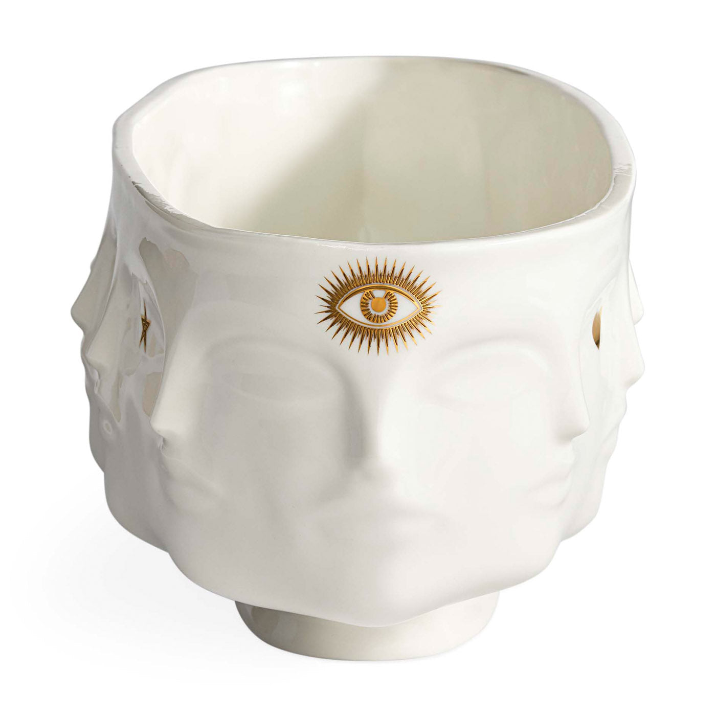 Gilded Dora Maar Long Bowl in Porcelain | Jonathan Adler