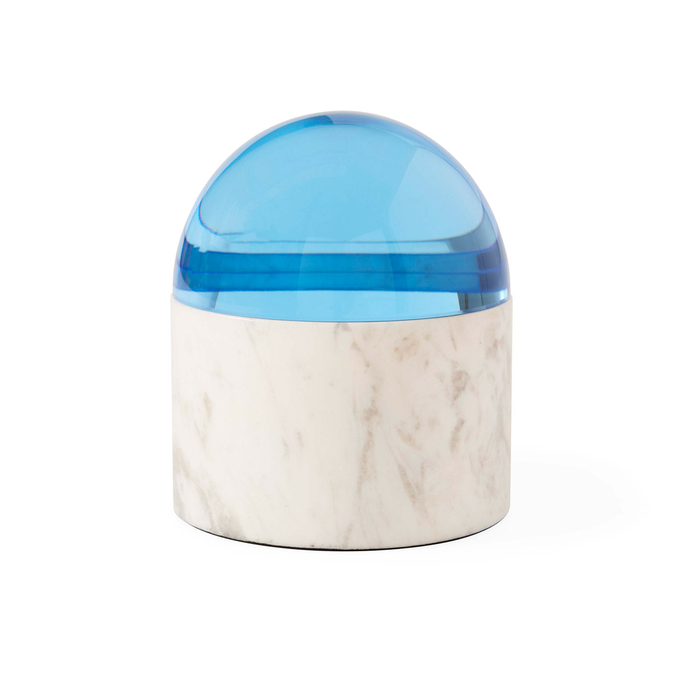 Globo Small Box in Marble and Acrylic | Jonathan Adler