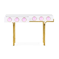 limited edition globo console acrylic pink - collection view