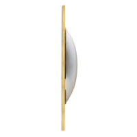 globo convex mirror nickel - side view