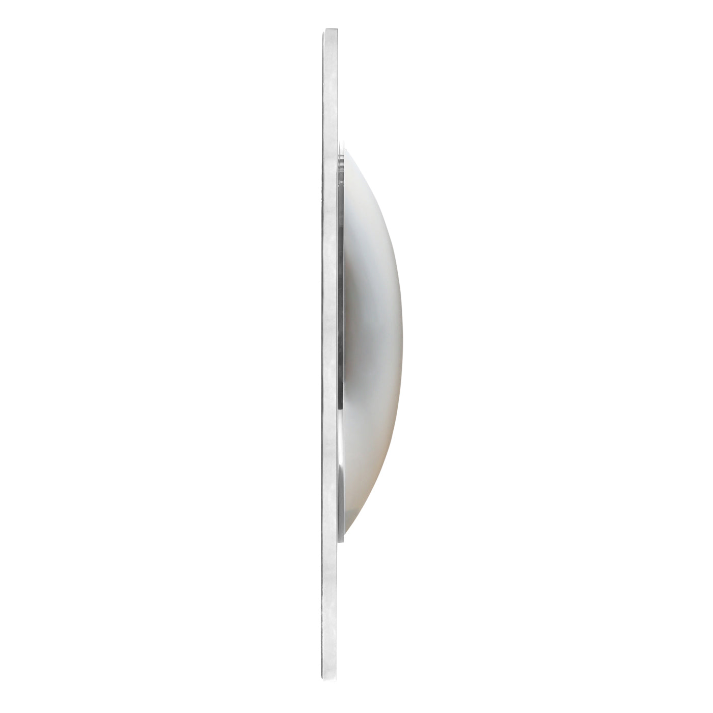 globo convex mirror nickel - detail view