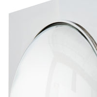 bel air convex mirror nickel silver - details view