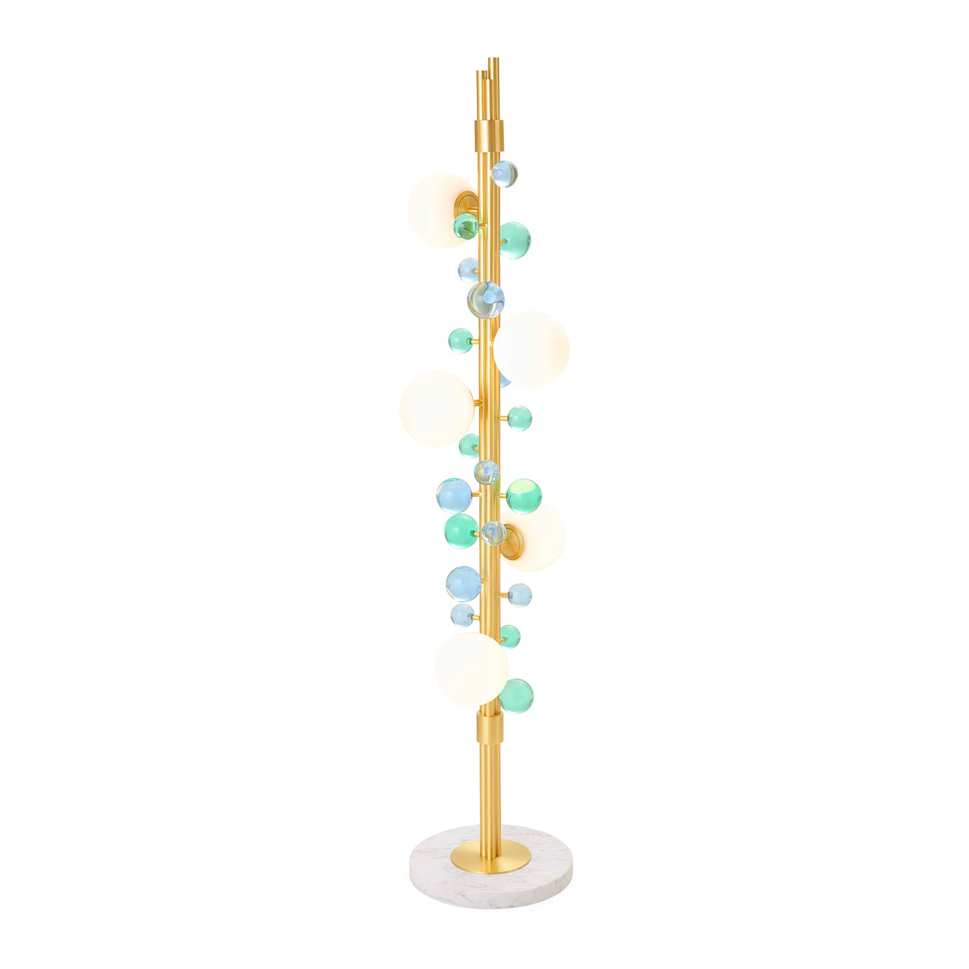 Globo Five-Light Kinetic Floor Lamp - angle view