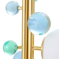 Globo Five-Light Kinetic Floor Lamp - details view