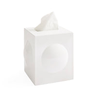 Globo White Tissue Box
