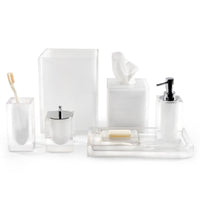 hollywood bath bundle acrylic clear - front view