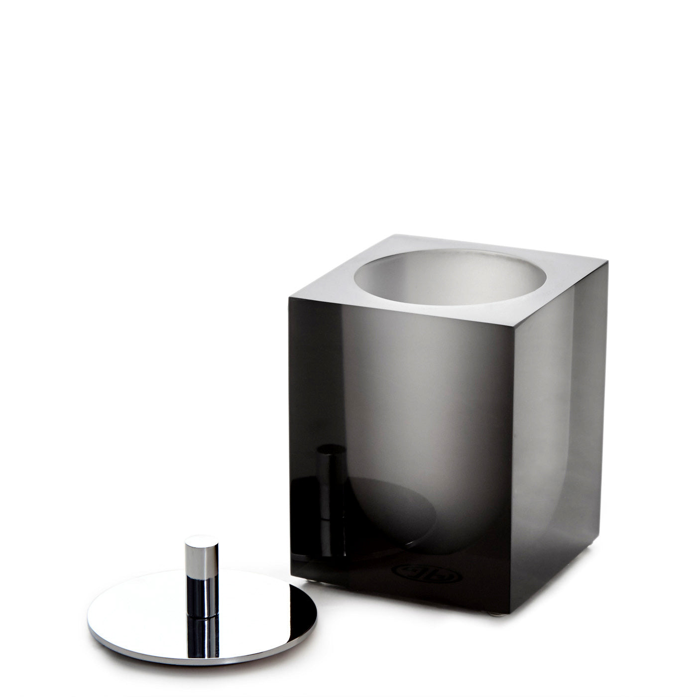 hollywood canister smoke acrylic open - angle view