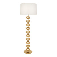 hollywood floor lamp brass - front view