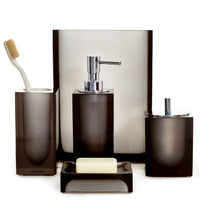hollywood bath collection acrylic smoke - front view
