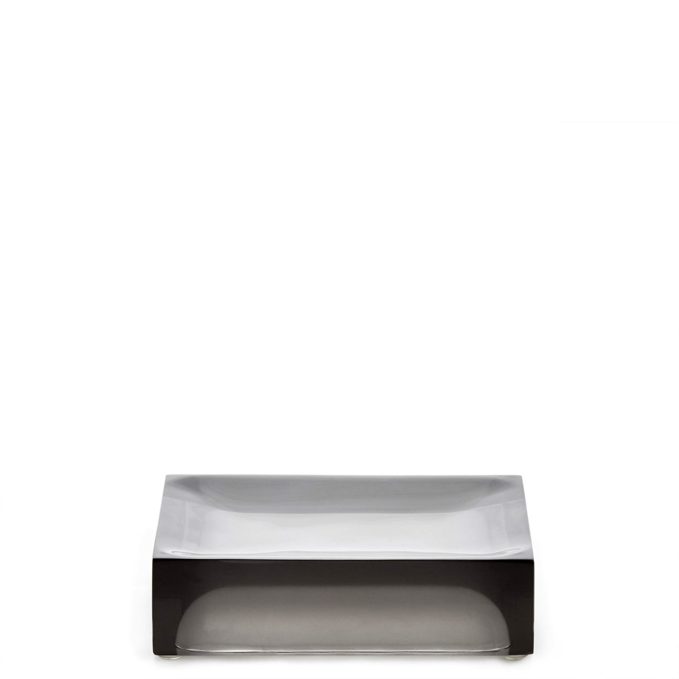 hollywood soap dish smoke acrylic - front view