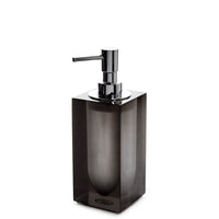 hollywood soap dispenser acrylic smoke - angle view