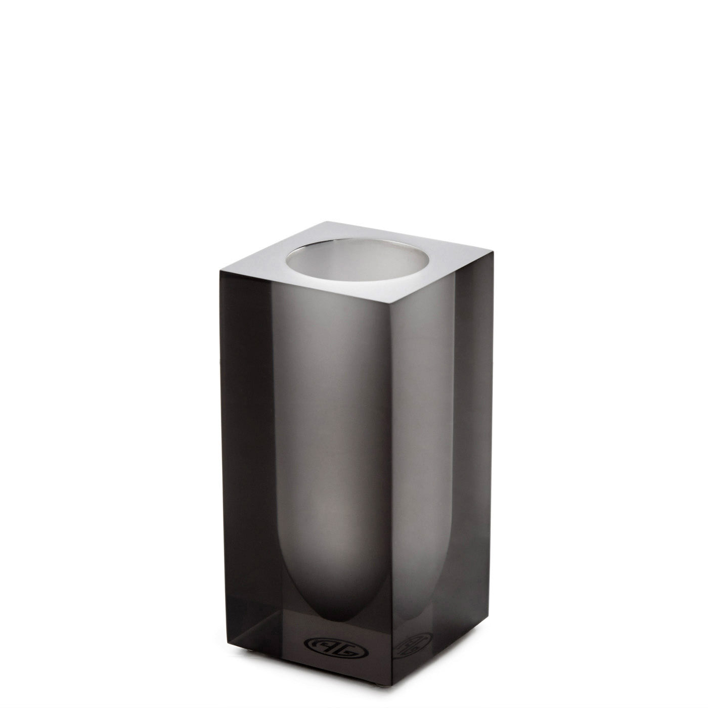 hollywood toothbrush holder acrylic smoke - angle view
