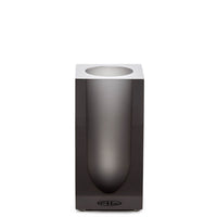 hollywood toothbrush holder smoke acrylic - front view