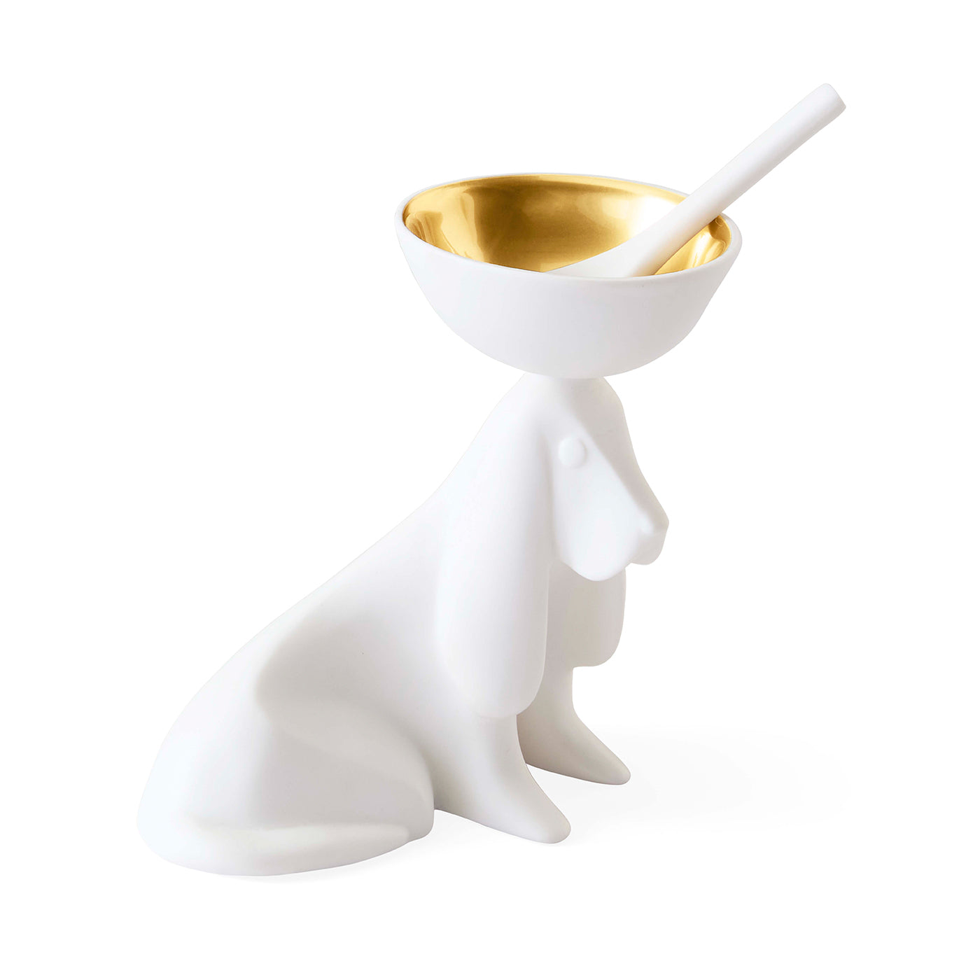 Basset Hound Salt & Pepper Cellar - angle view