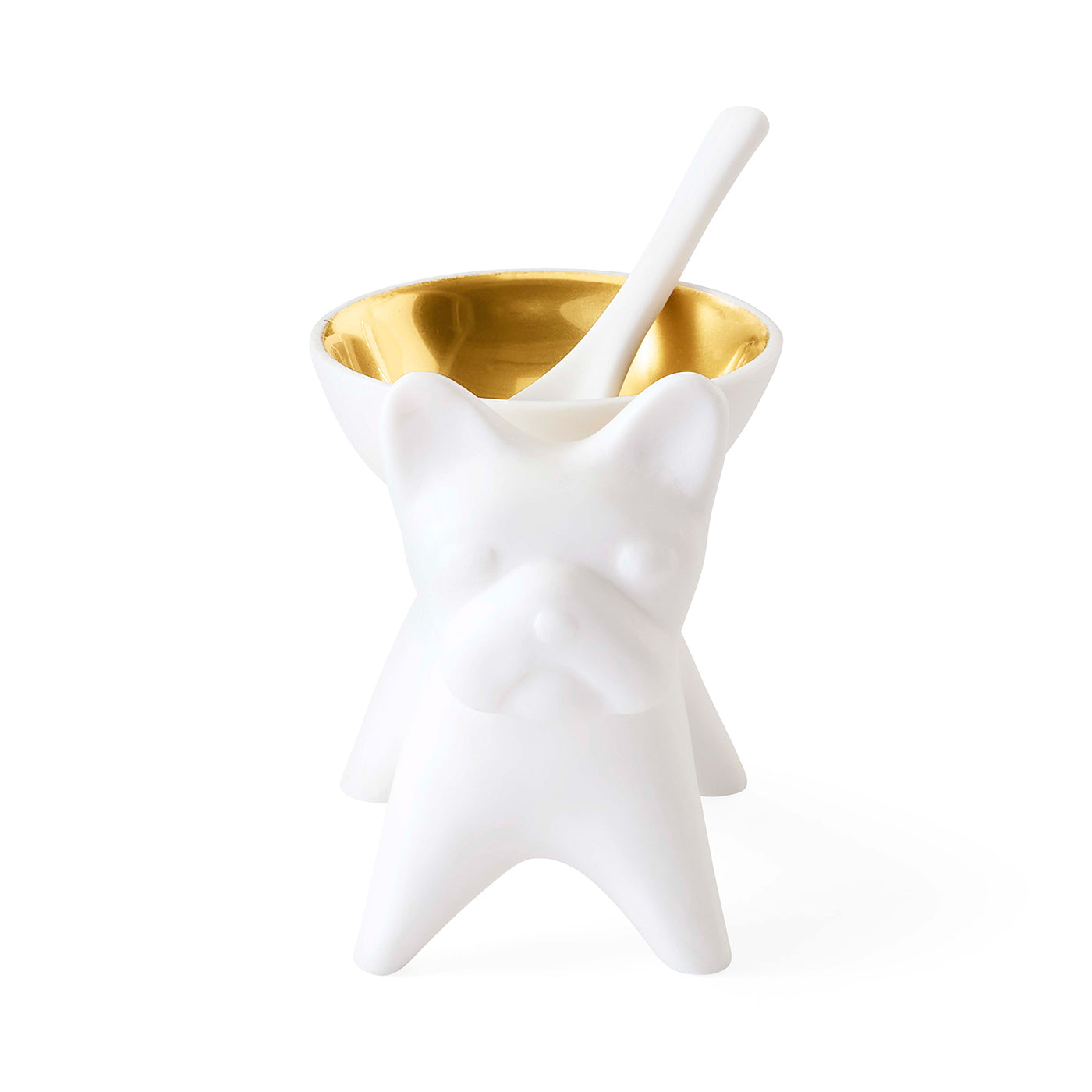 French Bulldog Salt & Pepper Cellar - angle view