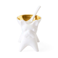 French Bulldog Salt & Pepper Cellar - angle view