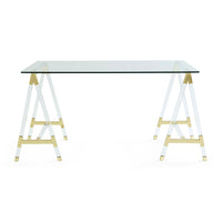 Jacques Trestle Desk - front view