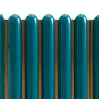 kiki cabinet blue lacquer brass - detail view