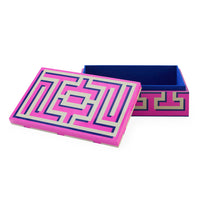 Labyrinth Medium Lacquer Box - opened view
