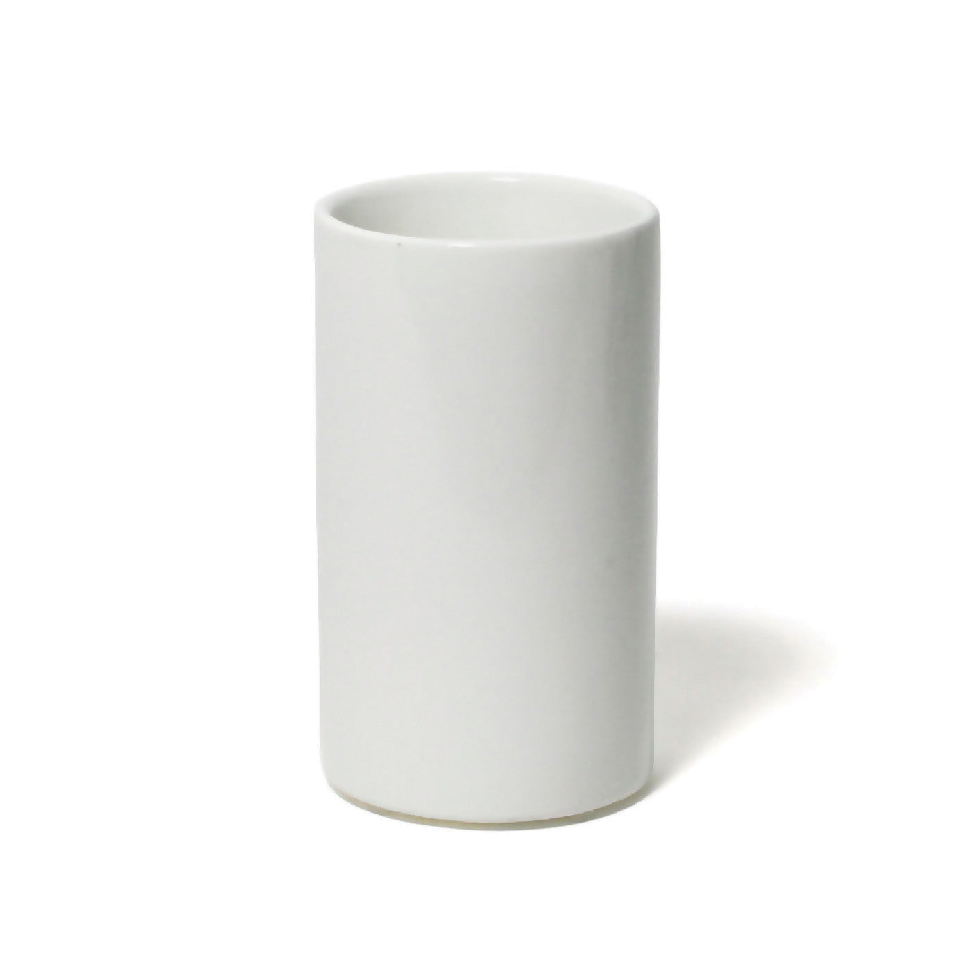 lacquer tumbler white - front view