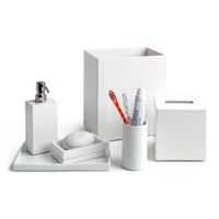 lacquer bath collection white - styled view 3