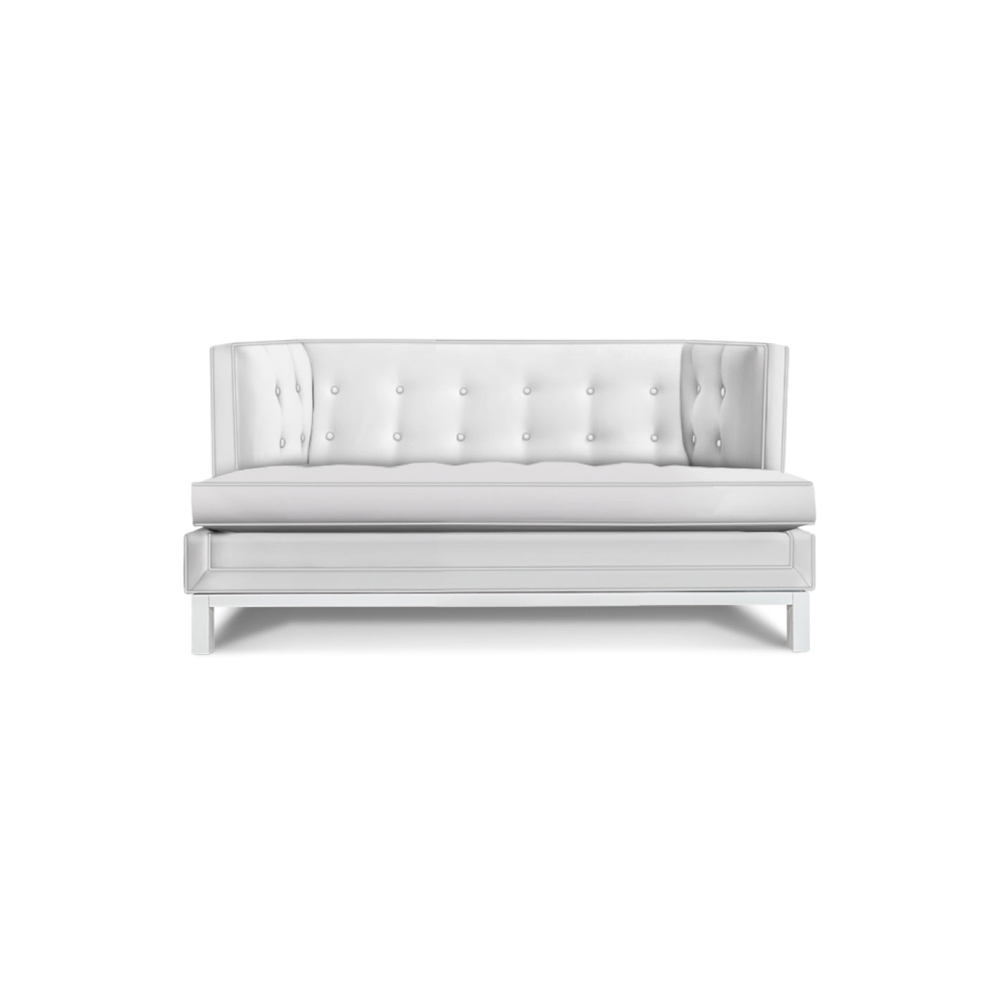 lampert t-arm loveseat custom default - front view