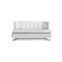 lampert t-arm loveseat custom default - front view