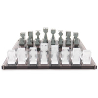 acrylic chess set - sil view