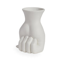 marcel vase porcelain white with mirror
