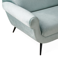 marcello apartment sofa brussels cape velvet legs metal - detail view