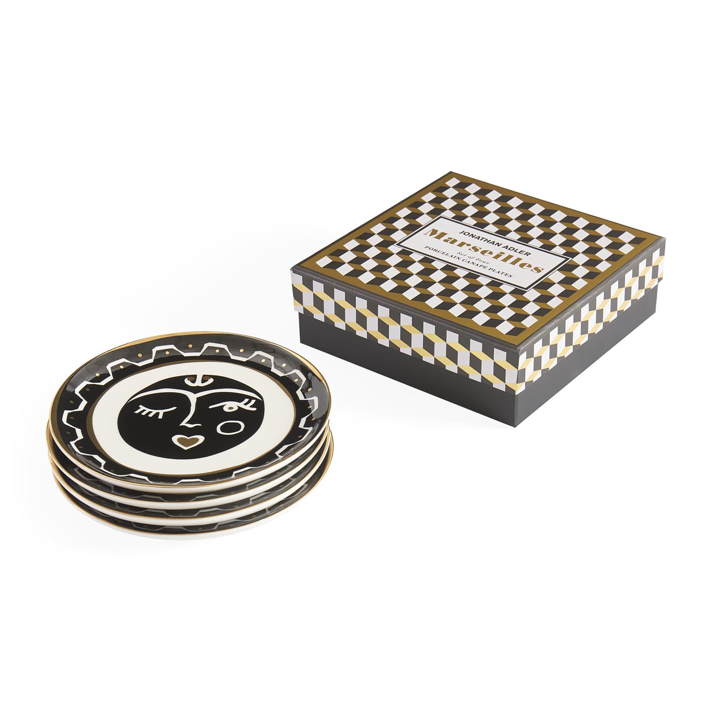 Marseilles Small Plate Set – Jonathan Adler