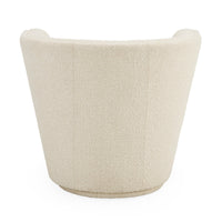 ether swivel chair oatmeal  - back view