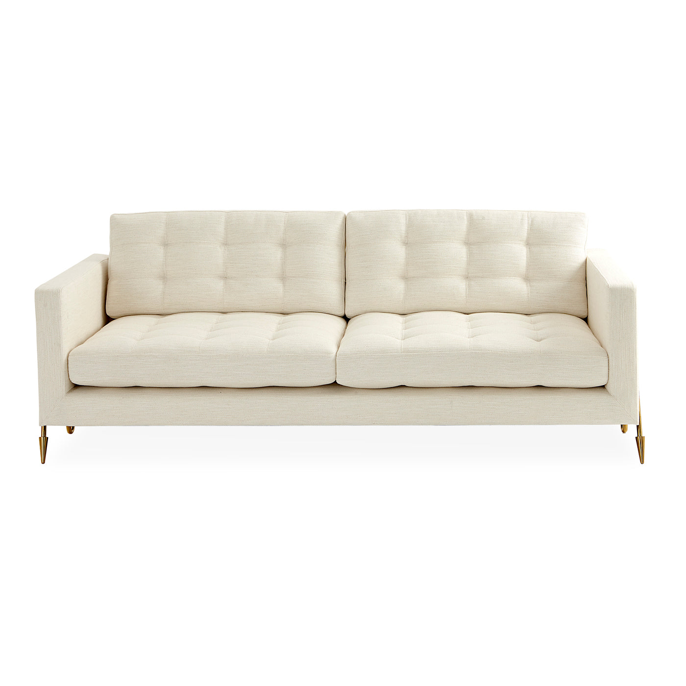maxime sofa lucerne oyster linen - front view