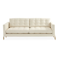 maxime sofa lucerne oyster linen - front view