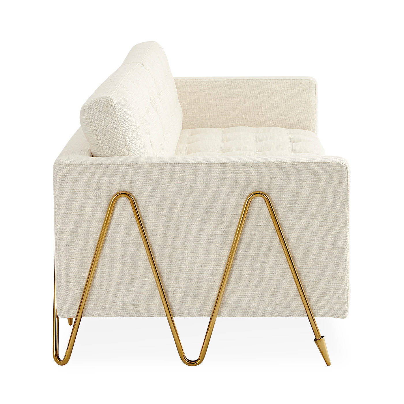 maxime sofa lucerne oyster linen - side view
