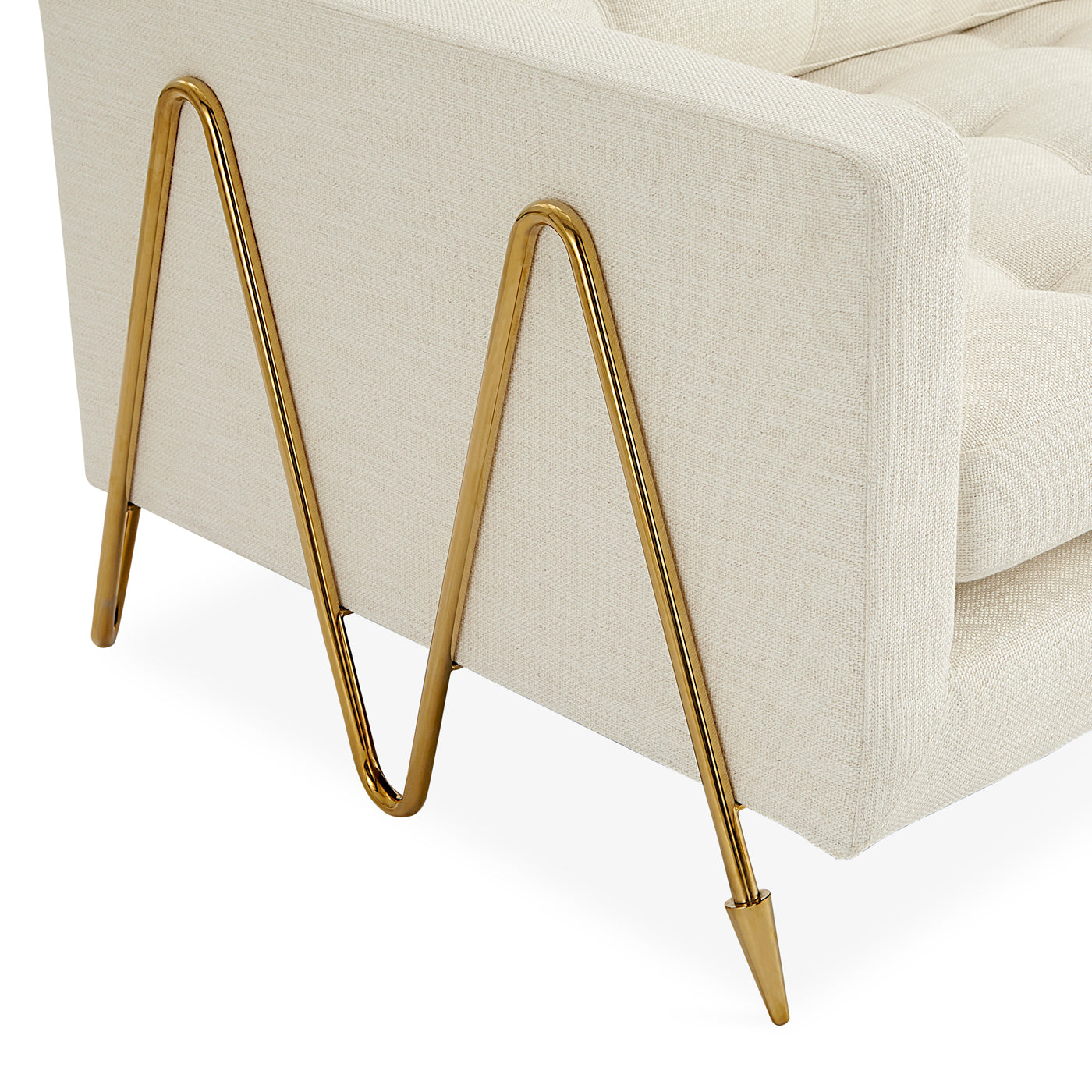maxime sofa lucerne oyster linen - detail view