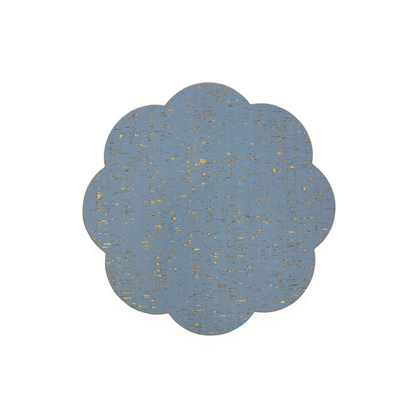 Metallic Cork Petal Placemat Set in Gold Accent | Jonathan Adler